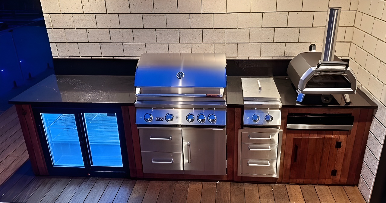 Custom outdoor kitchen