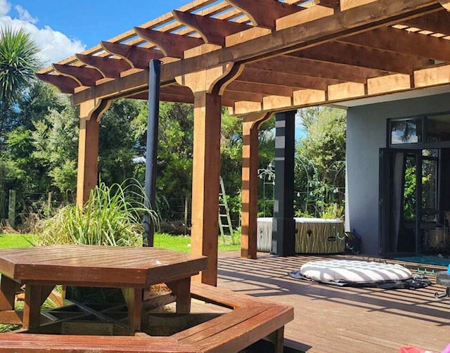 Custom pergola