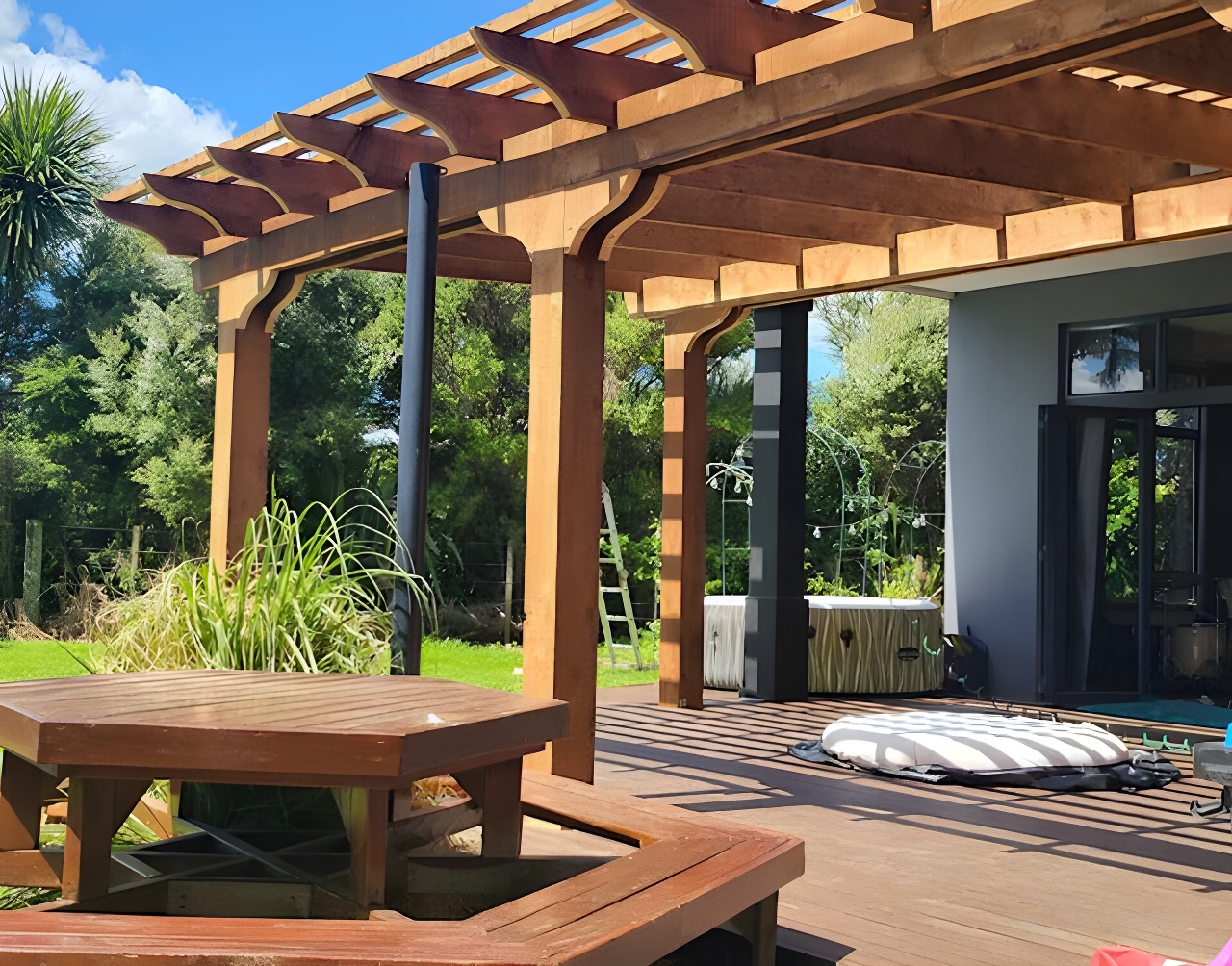 Custom Cedar Pergola