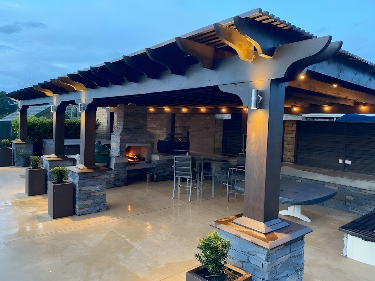 Cedar Pergola Details