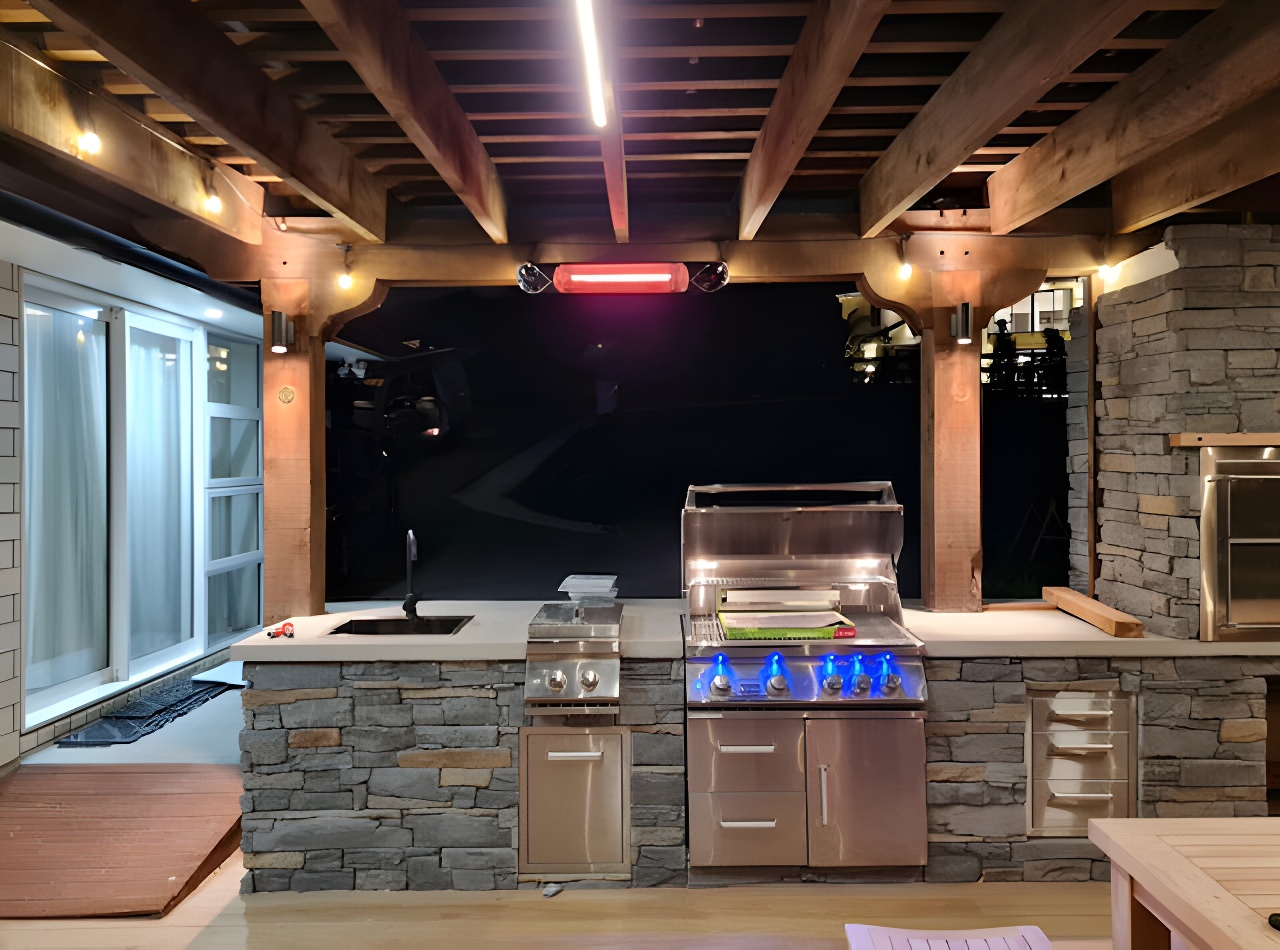 Rustic Outdoor Kitchen