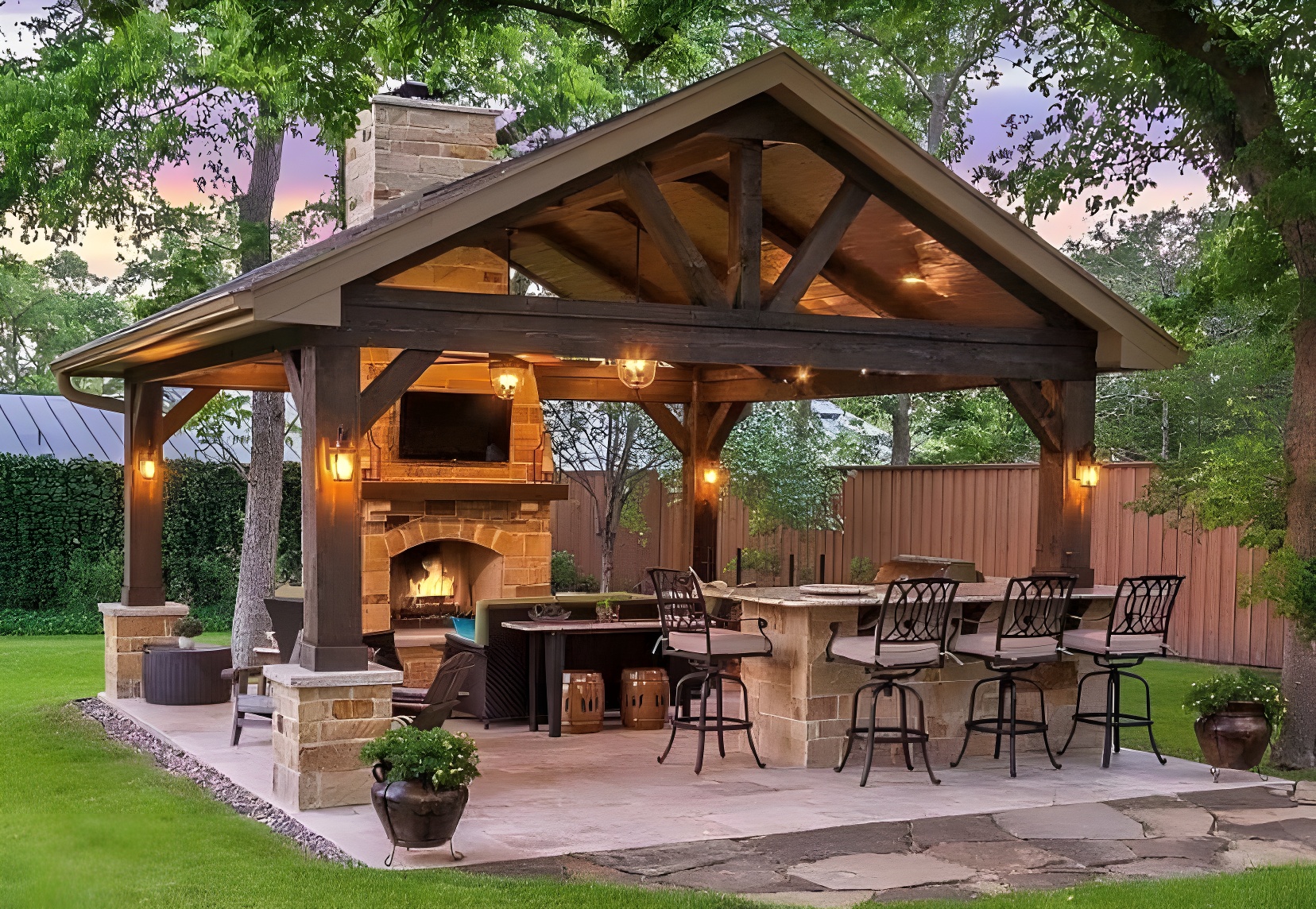 Luxury Timber Pavilion